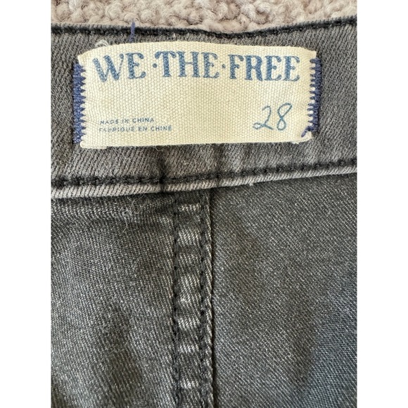 WE THE FREE Womens Gray Flared Bell Bottom Jeans Size 28 - Picture 4 of 4